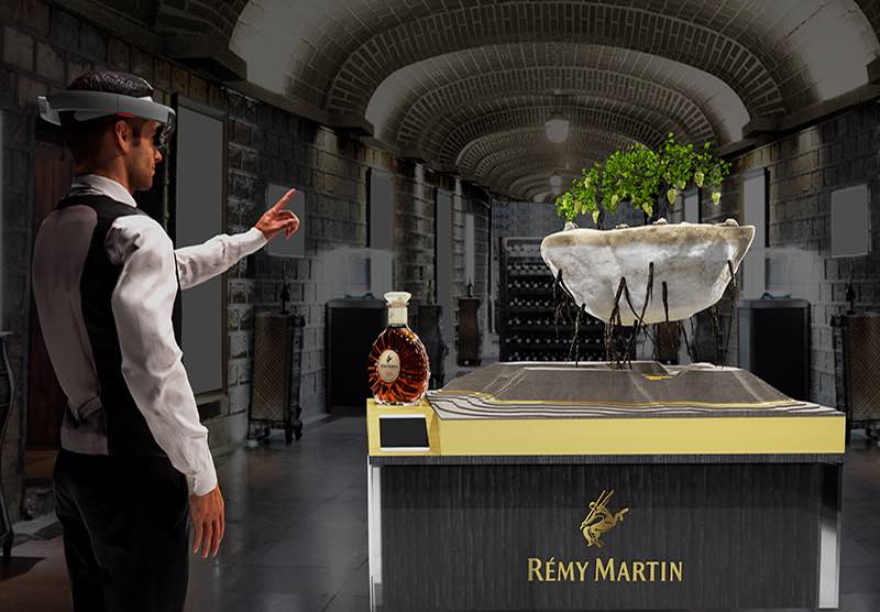 Rémy Martin dévoile son savoir-faire grâce à Microsoft HoloLens