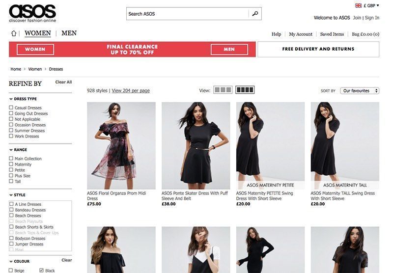 Asos développe la recherche par reconnaissance visuelle