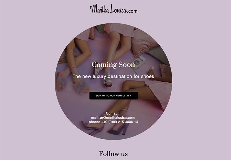 MarthaLouisa.com : les fondateurs de MyTheresa, lancent une plateforme dédiée au soulier de luxe