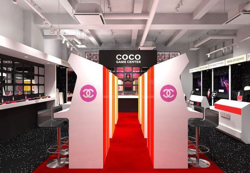Chanel ouvre un concept store dans une salle de jeu