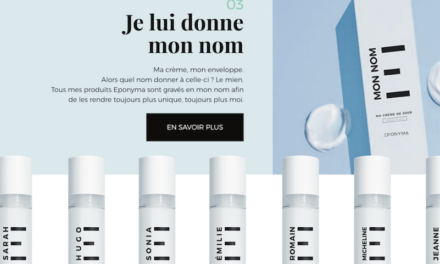 Eponyma, crée la crème de beauté ultra personnalisée