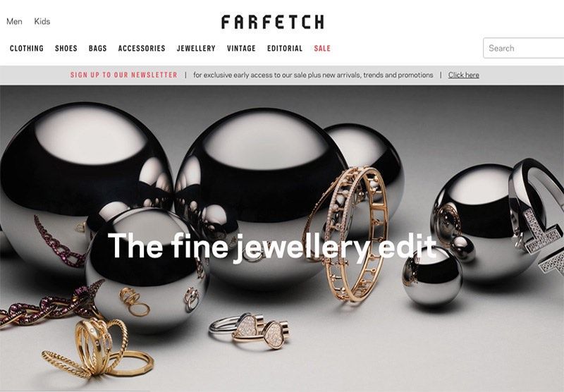 À son tour, Farfetch se concentre sur l’horlogerie et la joaillerie