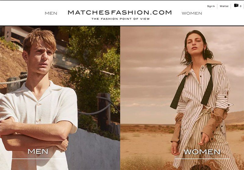 MATCHESFASHION.COM : une année 2017 marquée par la croissance