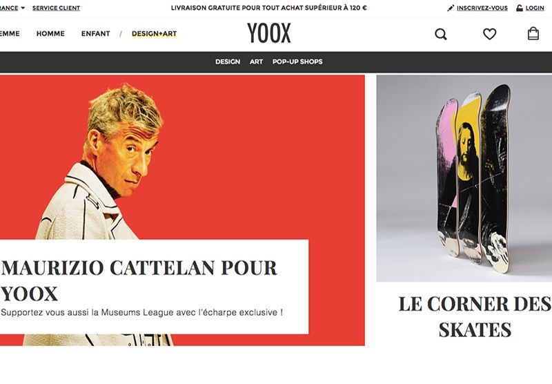 Yoox repense sa rubrique Art et Design