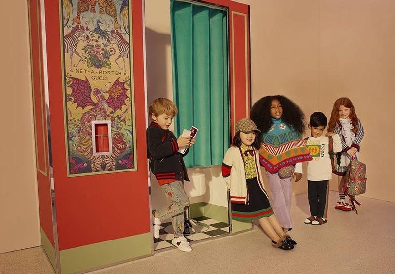 Net-a-Porter et Gucci dévoilent une collection enfant exclusive