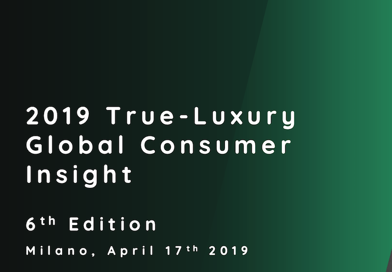 Sixième édition du rapport The True Luxury Global Consumer Insight