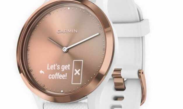 Garmin propose une montre connectée élégante .
